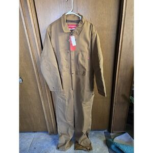 NWT Firestone WrkTech Size L Quilted Lined Coveralls